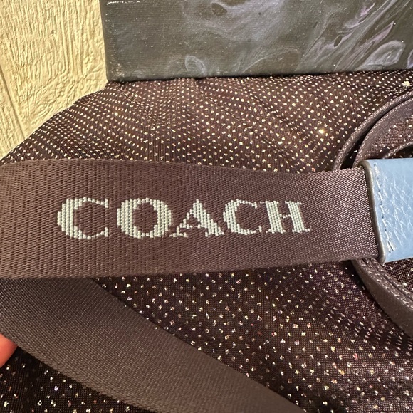 NWT Coach Sprint Light Blue Leather Bum Bag - Picture 3 of 6